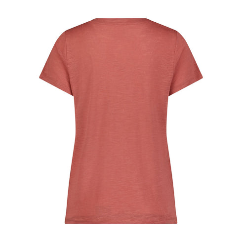 Lee Women's V-Neck T-Shirt in Cinnamon